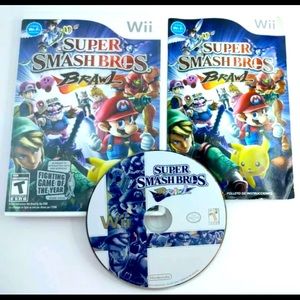 Super Smash Bros. Brawl Nintendo Wii Game Complete With Manual/inserts Tested